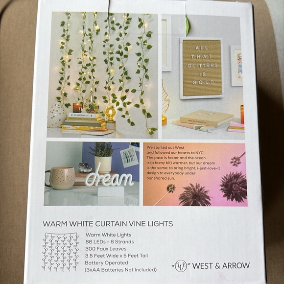 Vine Lights - Green Curtain Vine Lights - Picture 2 of 2